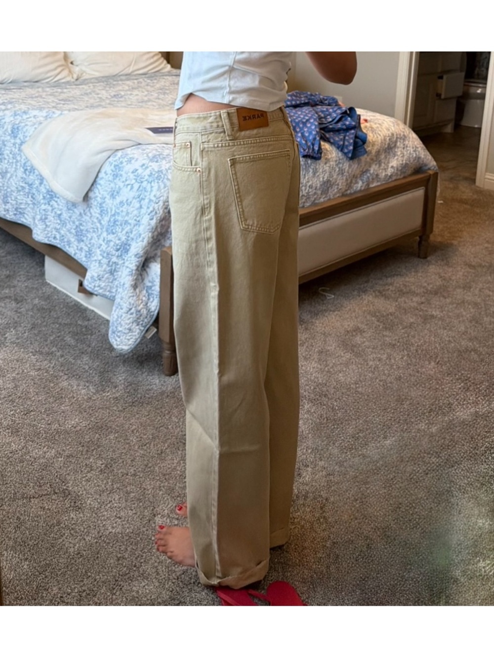 Parke Low Rise Baggy Jean-Camel